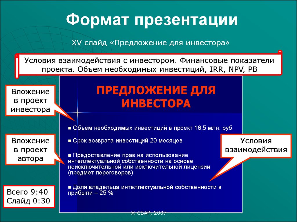 Форматы презентаций проектов. Презентация для инвестора. Слайд для инвесторов. Презентация проекта для инвестора. Правильная презентация проекта.