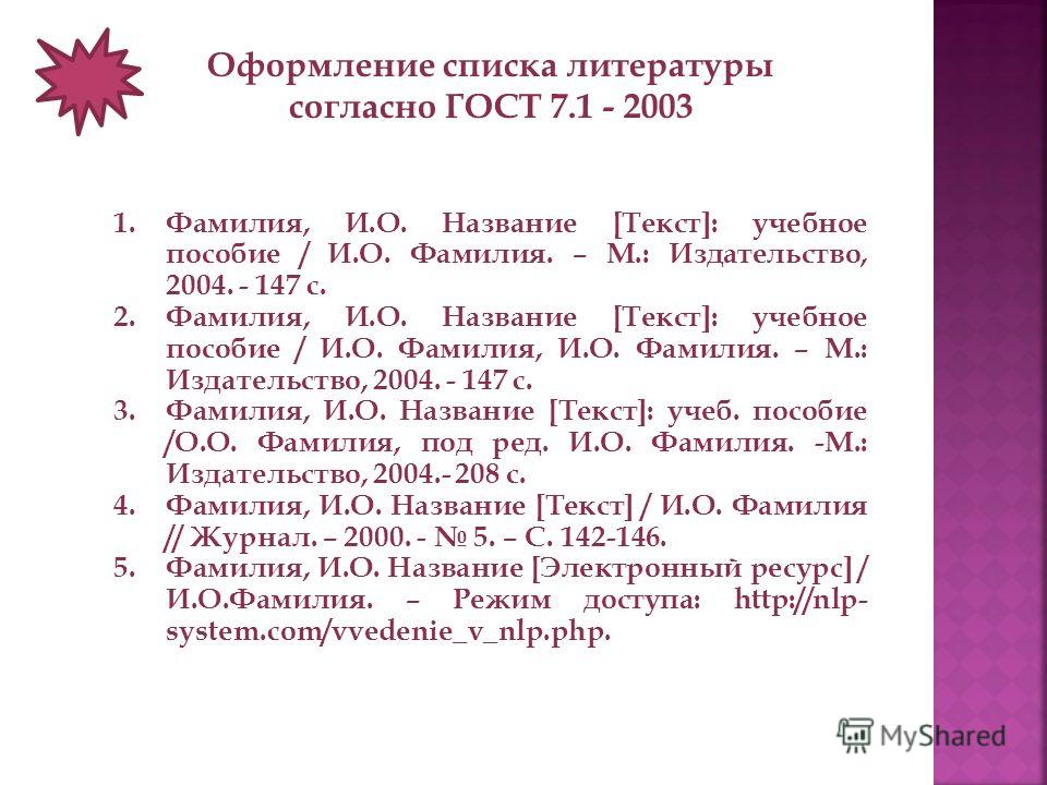 Финансовый результат список литературы. Оформление литературы по ГОСТУ 2003 пример списка литературы. Список литературы по ГОСТУ 7.1-2003. Как правильно оформить список литературы по ГОСТУ.