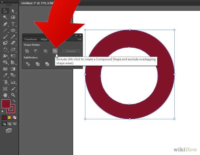 Adobe illustrator объединить контуры