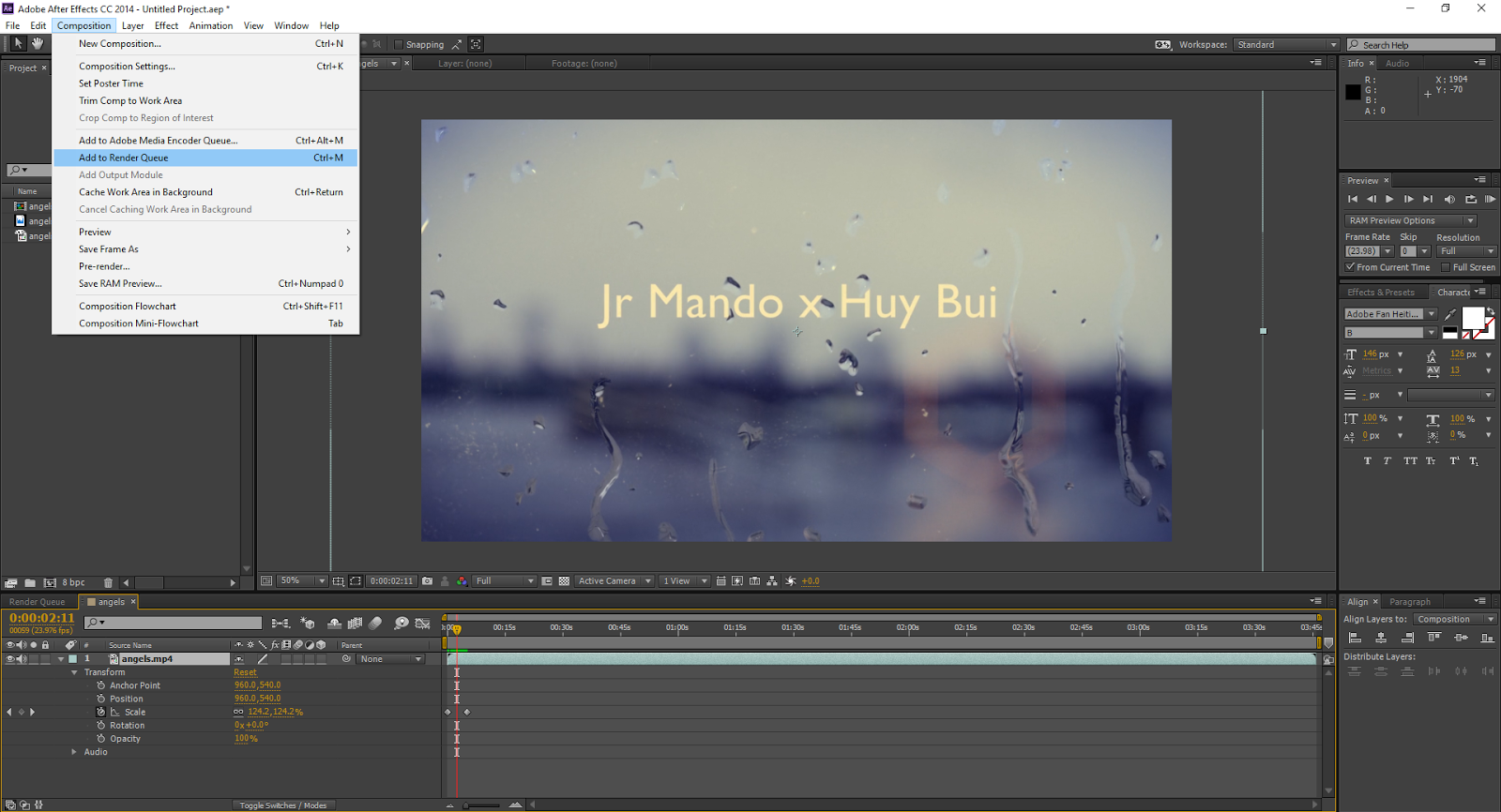 Текстовые проекты after effects