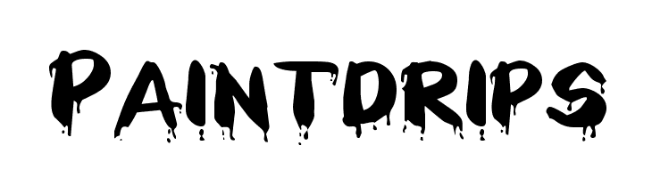 Paintdrips  Free Fonts Download