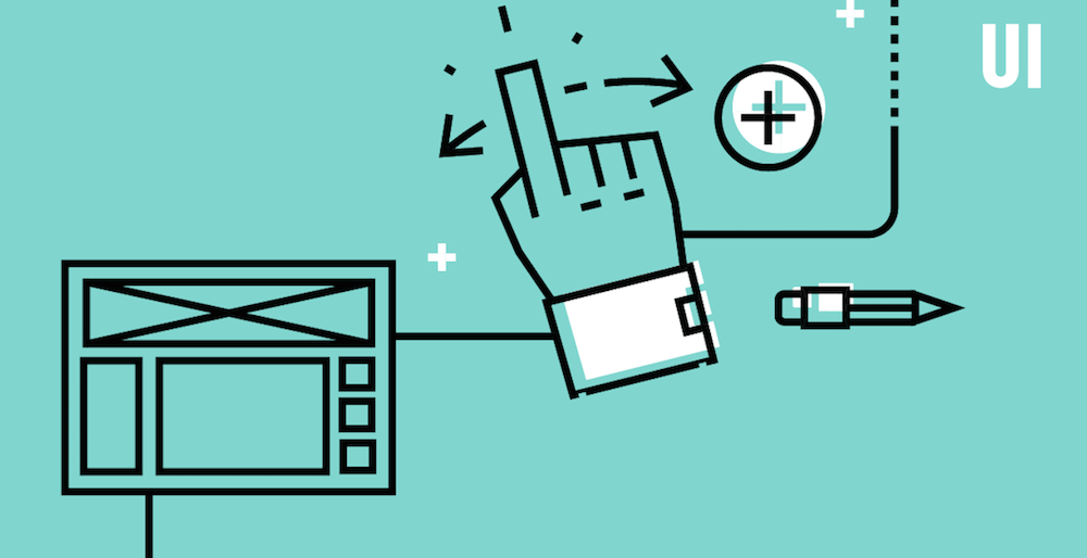 Steps in the UX design process, from wireframing to testing