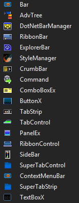 DotNetBarControls Красивый интерфейс с помощью DotNetBar