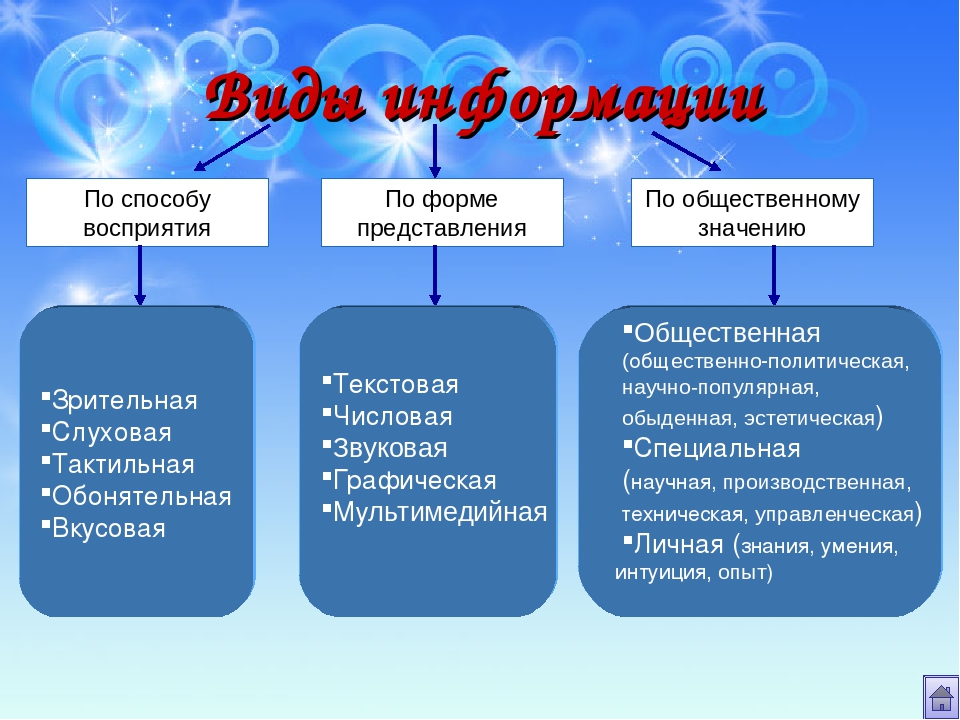 Перечислите три типа. Виды информации. Виды информации в информатике. Виды информации по представлению. Виды информации примеры.