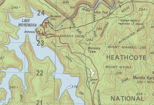 topographic maps australia