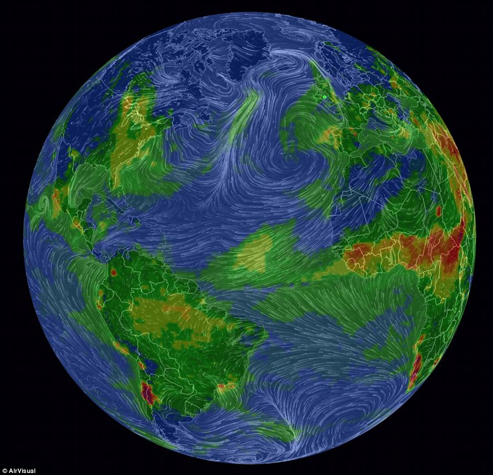 AirVisual Earth aims to clearly show the effect that human emissions are having on the planet