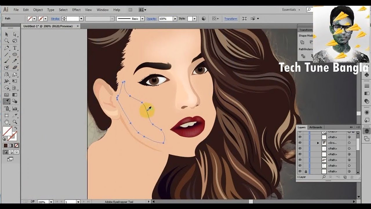 Создание персонажных иллюстраций в adobe illustrator торрент