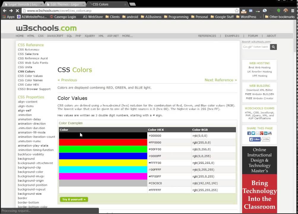 Как сделать цветной фон в html в блокноте