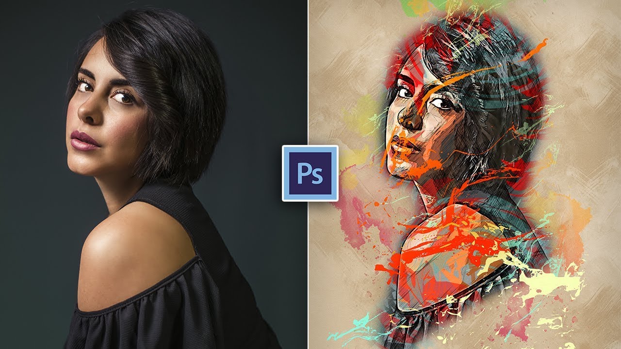 Adobe photoshop эффекты. Интересные портреты. Стилизация портрета под живопись. Креативные портреты в фотошопе. Стилизация портрета в фотошопе.