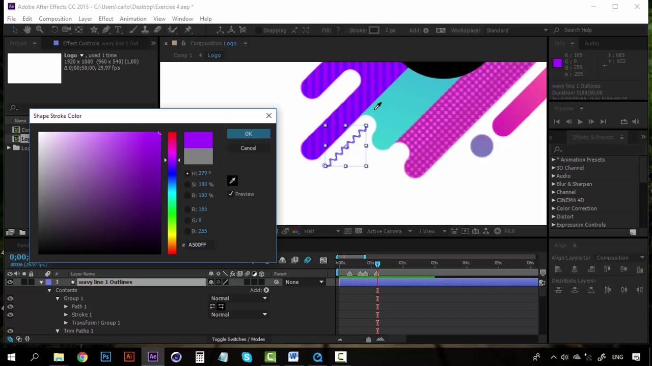 After effects при переключении в 3д режим исчезает слой