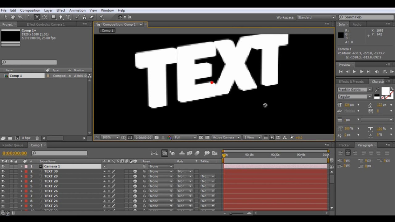 Текстовые проекты after effects