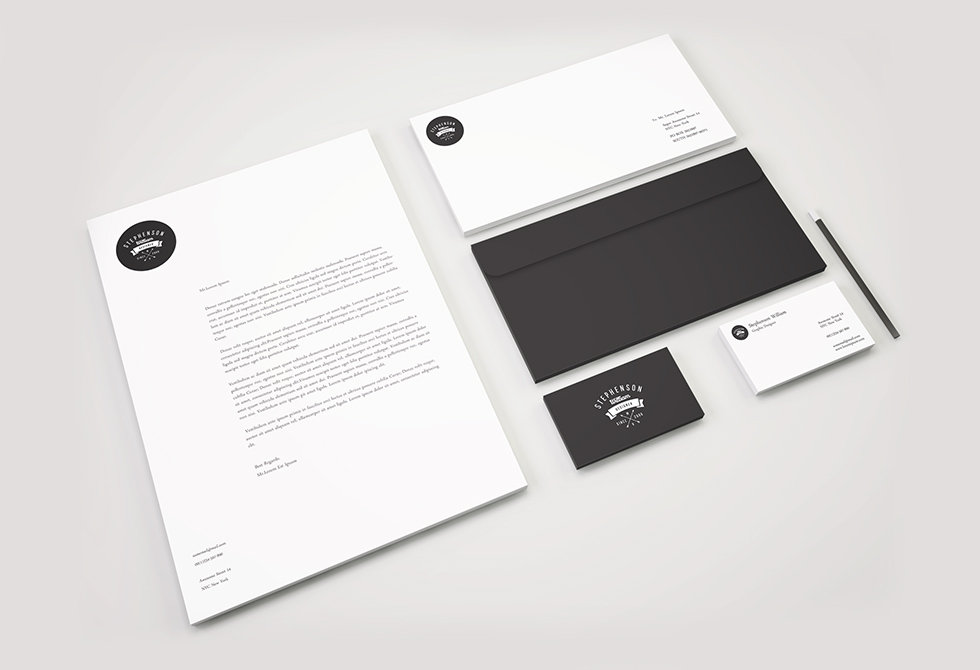 Branding Stationery PSD Mockup