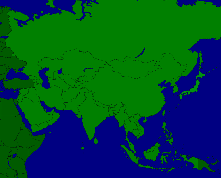 Карта евразии без границ белая