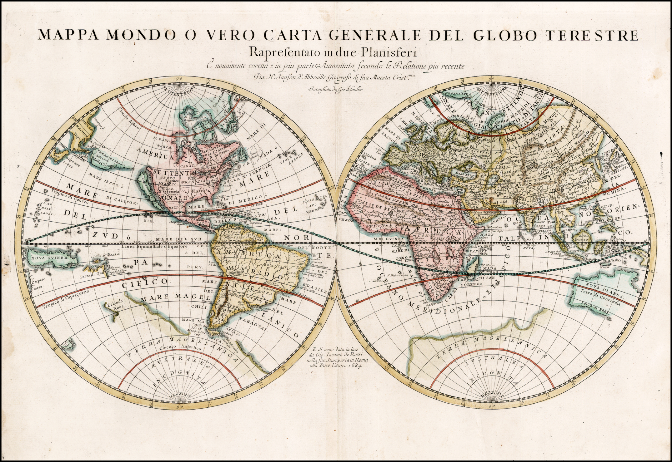 Карты начала 18 века. Карта 17 века мир.