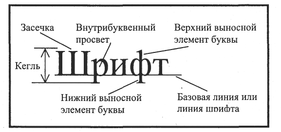 Стандартной единицей измерения размера шрифта кегля в word является выберите один ответ