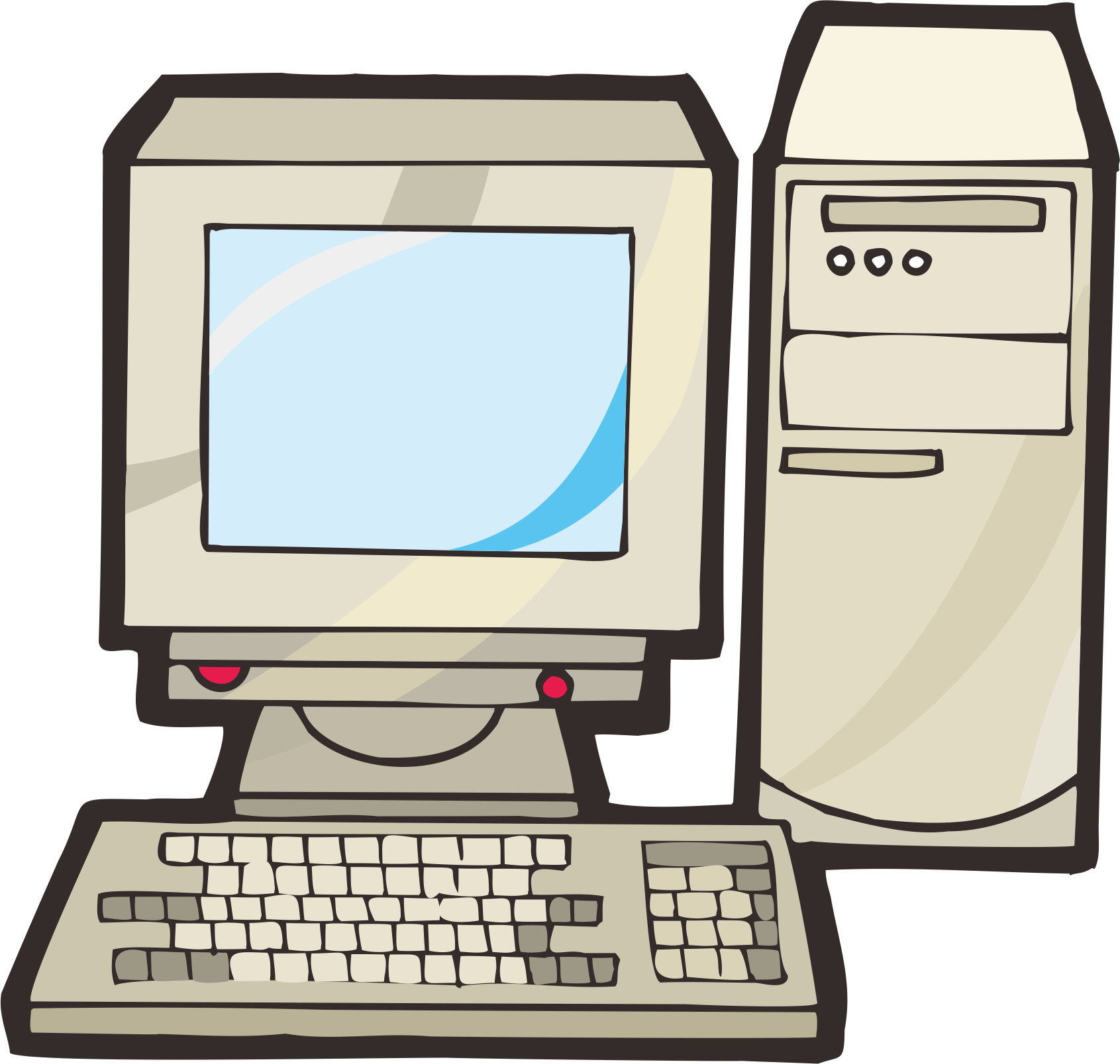 Картинка компьютер для детей на прозрачном фоне