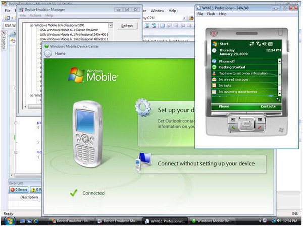 Windows mobile emulator. Windows mobile 6.0 эмулятор. Windows mobile эмулятор для ПК. Windows mobile 6.5 VIRTUALBOX. Центр устройств Microsoft Windows.