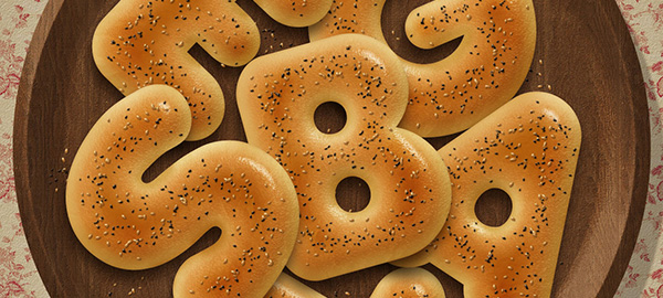 Delicious Bagels Text Effect