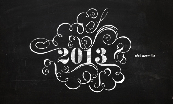 Easy Chalk Ornament Typography in Photoshop