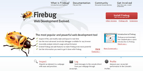 Перейти на Firebug Firefox Extension