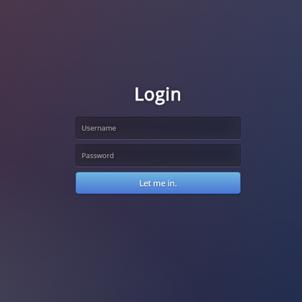 Web login